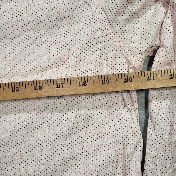 Banana Republic Mens‎ Medium Pink Untucked Fit Oxford Long Sleeve Shirt - Picture 9 of 11